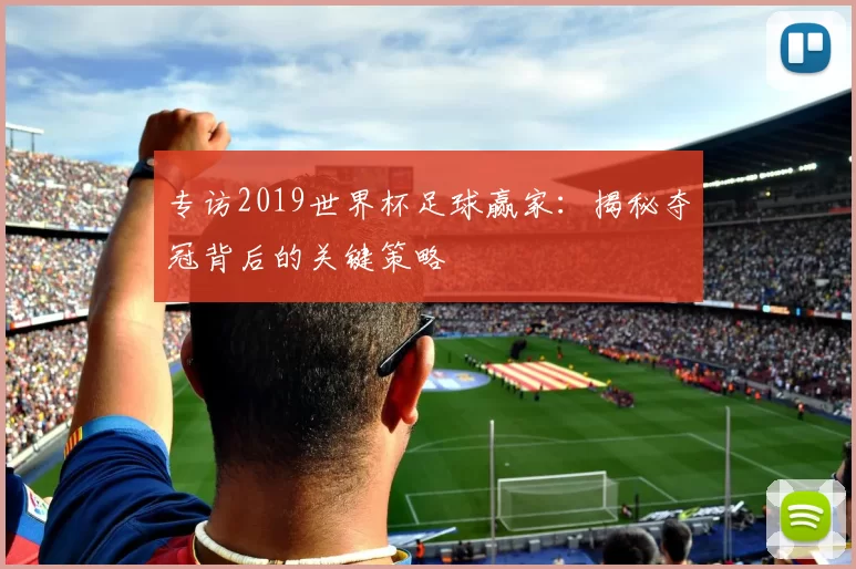 专访2019世界杯足球赢家：揭秘夺冠背后的关键策略