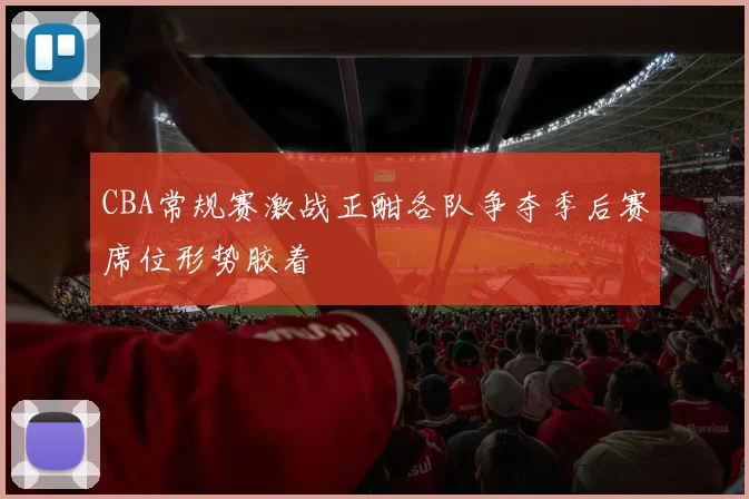 CBA常规赛激战正酣各队争夺季后赛席位形势胶着